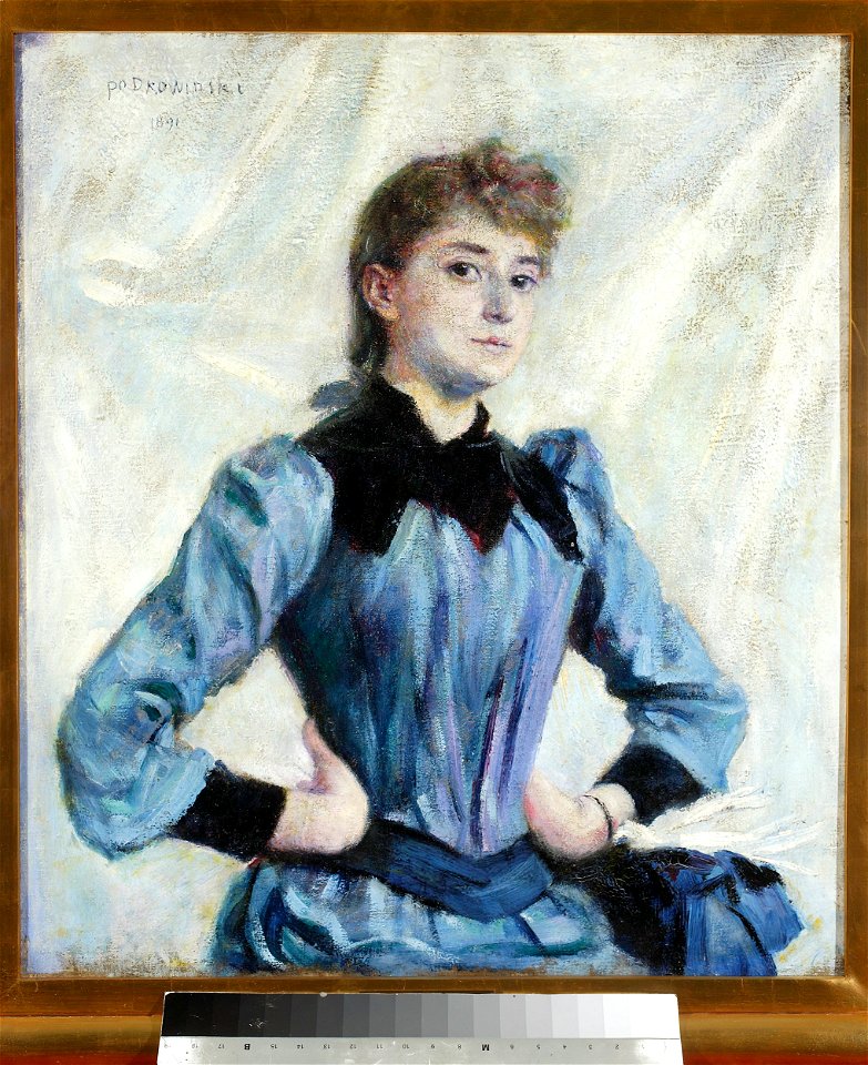 Władysław Podkowiński - Study of a blonde - MP 4642 - National Museum in Warsaw