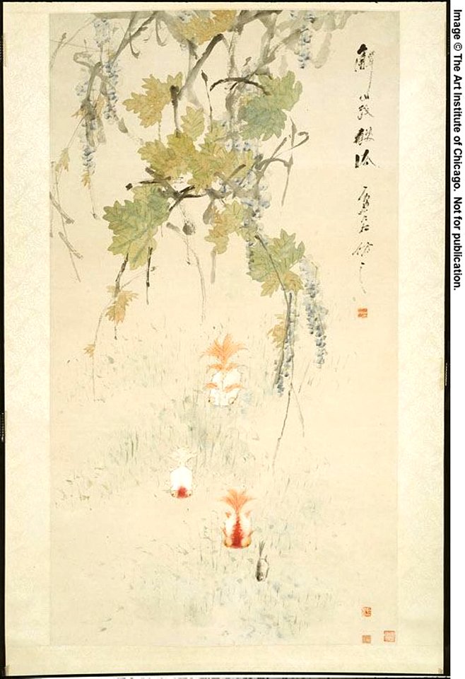 Xugu - Wisteria and Goldfish - 1943.150 - Art Institute of Chicago