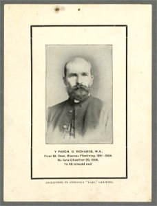 Y Parch D. Richards, M.A ficer St. Dewi, Blaenau Ffestiniog, 1891-1904 (5293991)
