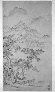 Xiang Shengmo - River and Mountain Landscape - 1952.7 - Art Institute of Chicago