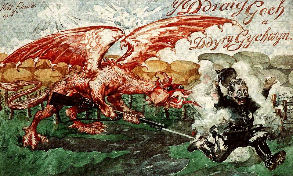 Y Ddraig Goch a Ddyry Gychwyn (gcf02153)