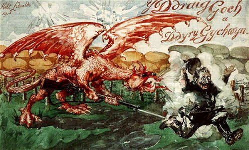 Y Ddraig Goch a Ddyry Gychwyn (gcf02153)