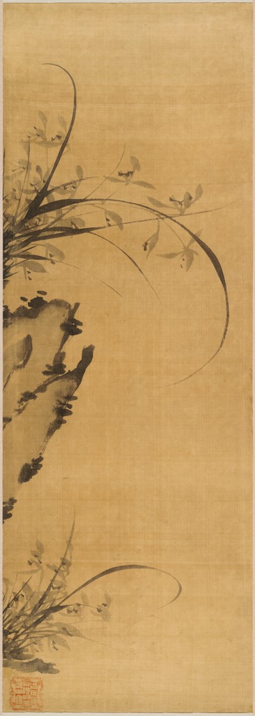 Yi Ha-ŭng (also known as Taewŏn’gun) - Orchids and Rocks - 2005.99.2 - Arthur M. Sackler Museum