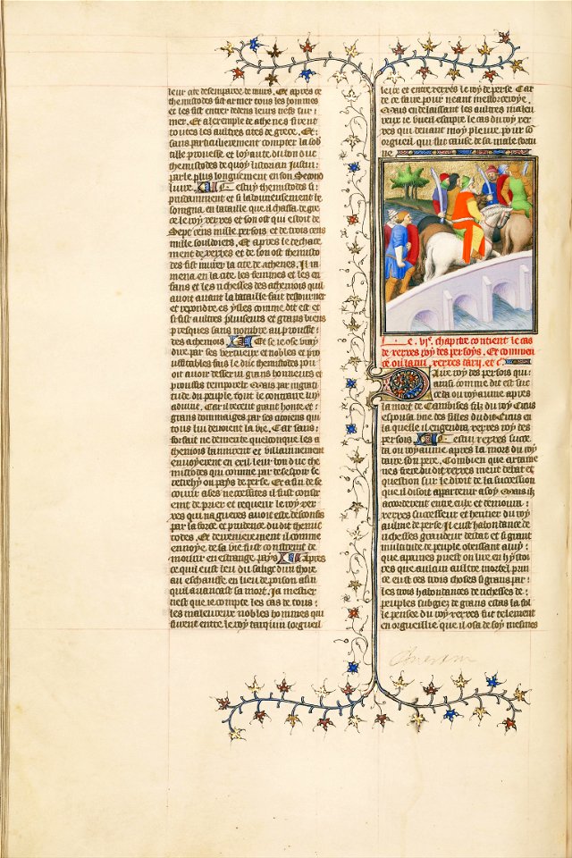 Xerxes, King of the Persians, Crosses a Bridge with His Army - Google Art Project