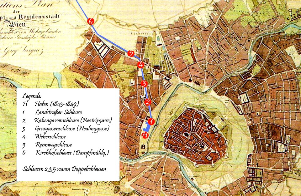 XKanal in WienLegende