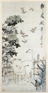 Xugu (Zhu Huairen) - Cat and Butterfly - 1986.267.52 - Metropolitan Museum of Art