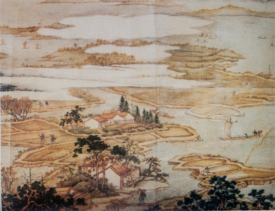 Xu Yang - Fishing and agriculture by the Stone lake