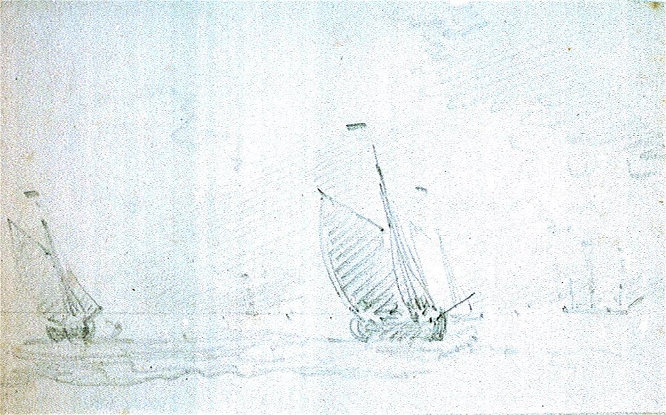 Yachts close-hauled in a breeze RMG PW6686