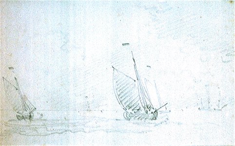 Yachts close-hauled in a breeze RMG PW6686