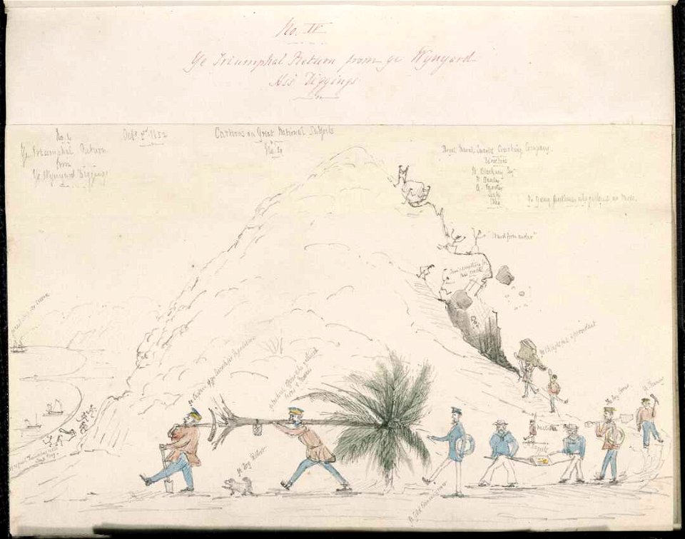 Ye triumphal return from ye Wynyard his diggings. E-299-004