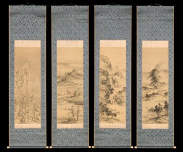 Yamamoto Baiitsu - Landscapes of the Four Seasons - 2015.300.190a–d - Metropolitan Museum of Art