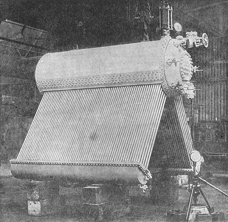Yarrow boiler tubes (Rankin Kennedy, Modern Engines, Vol VI)