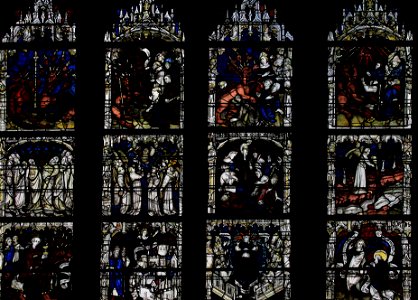York Minster, Great East Window - Apocalypse (detail) 3