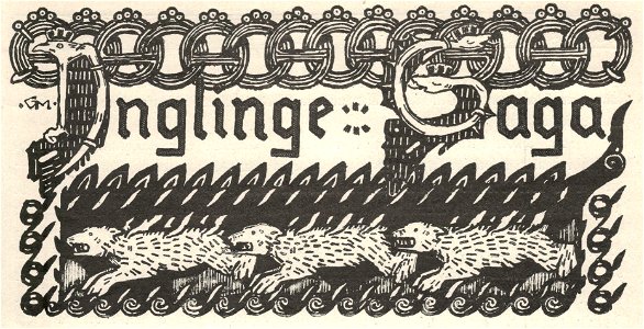 Ynglinge-saga-Tittelfrise-G. Munthe. Free illustration for personal and commercial use.