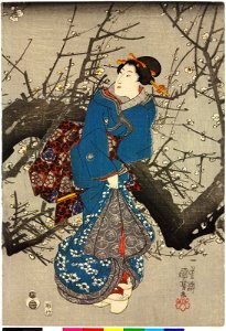 Yoru no ume 夜の梅 (Plum Tree at Night) (BM 2008,3037.18609)