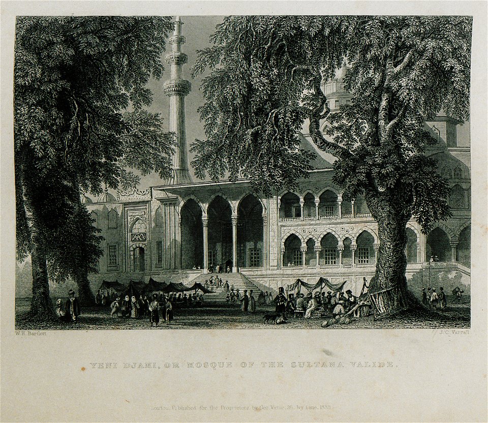 Yeni Djami, or mosque of the Sultana Valide - Pardoe Julia - 1838