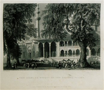 Yeni Djami, or mosque of the Sultana Valide - Pardoe Julia - 1838