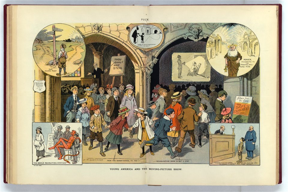 Young America and the moving-picture show - L.M. Glackens. LCCN2011647638