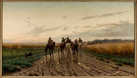 Yefim Yefimovich Volkov - On the way to pasture - M.Ob.1177 MNW - National Museum in Warsaw