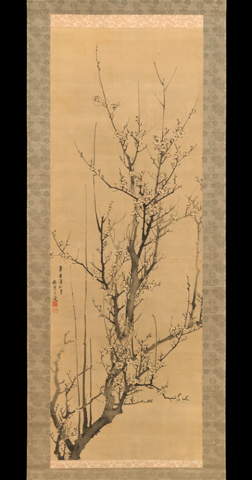 Yamamoto Baiitsu - Plum Blossoms - 2015.500.9.47 - Metropolitan Museum of Art