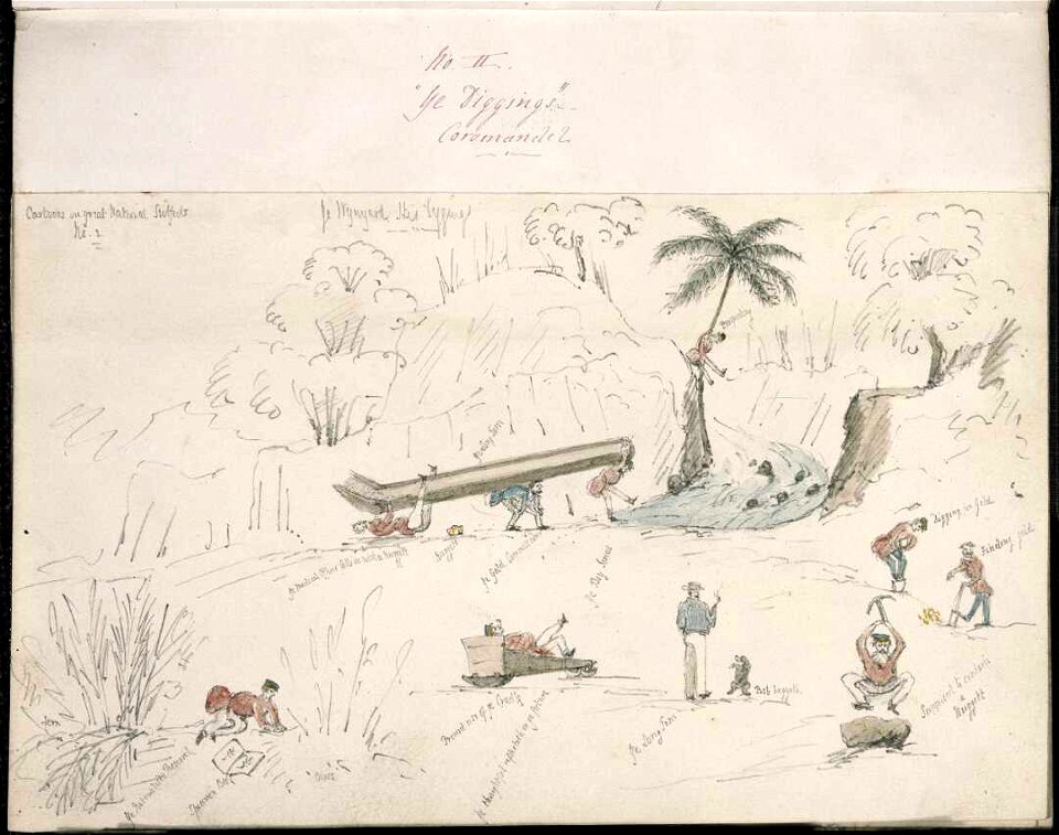 Ye diggings - Coromandel. E-299-002