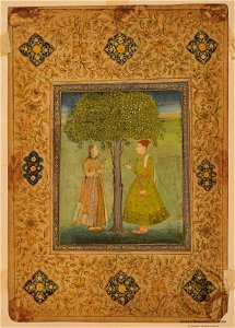 Young Jodh bai with Jahangir