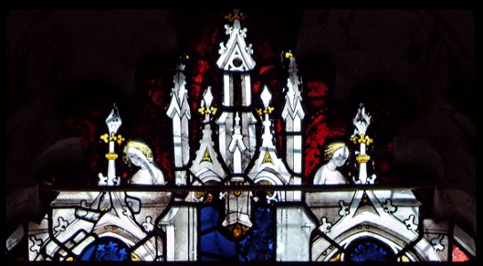 York Minster - John and angel (top)