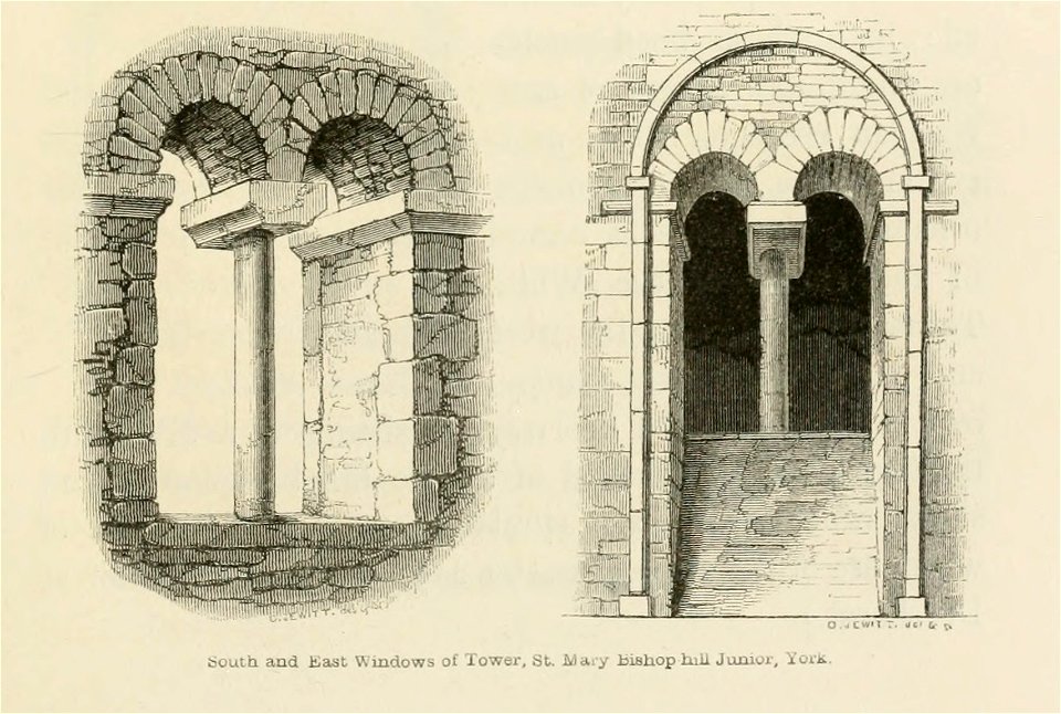 York St Mary Bishop-Hill Junior Windows stylesofarchitec00rick 0399