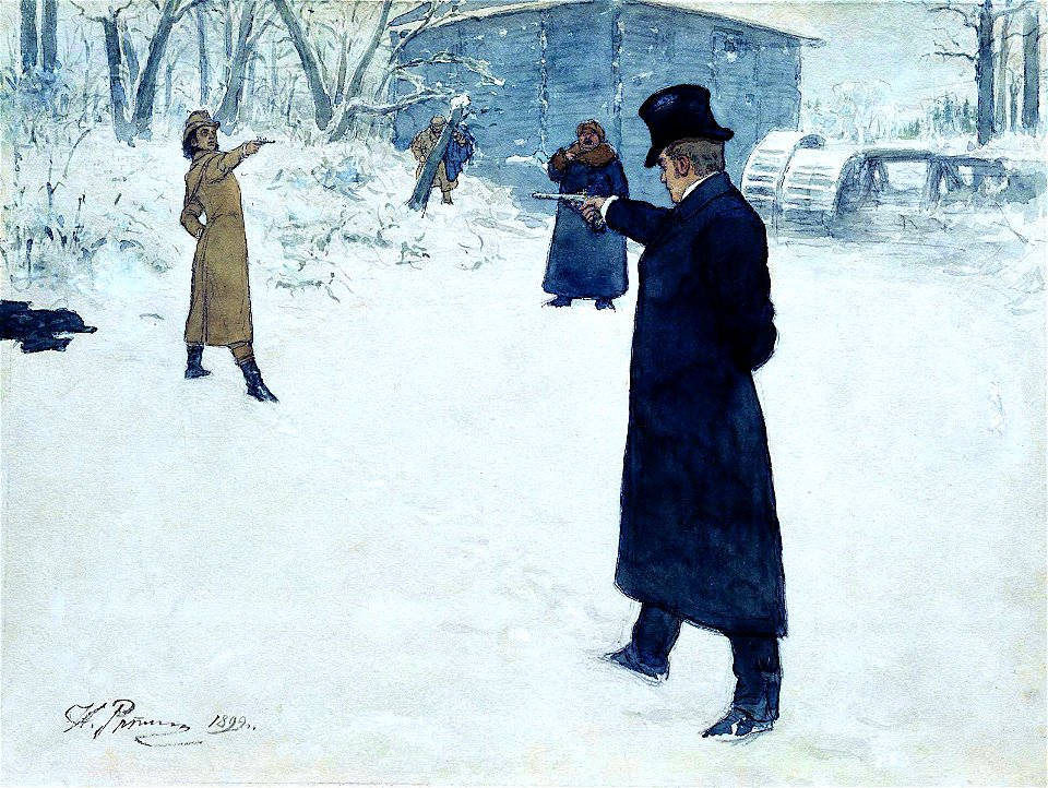Yevgeny Onegin by Repin
