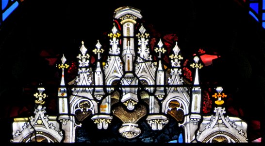 York Minster - Creation of fishes (top)
