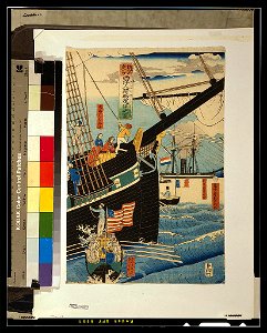 Yokohama kōeki seiyōjin nimotsu unsō no zu LCCN2002700055