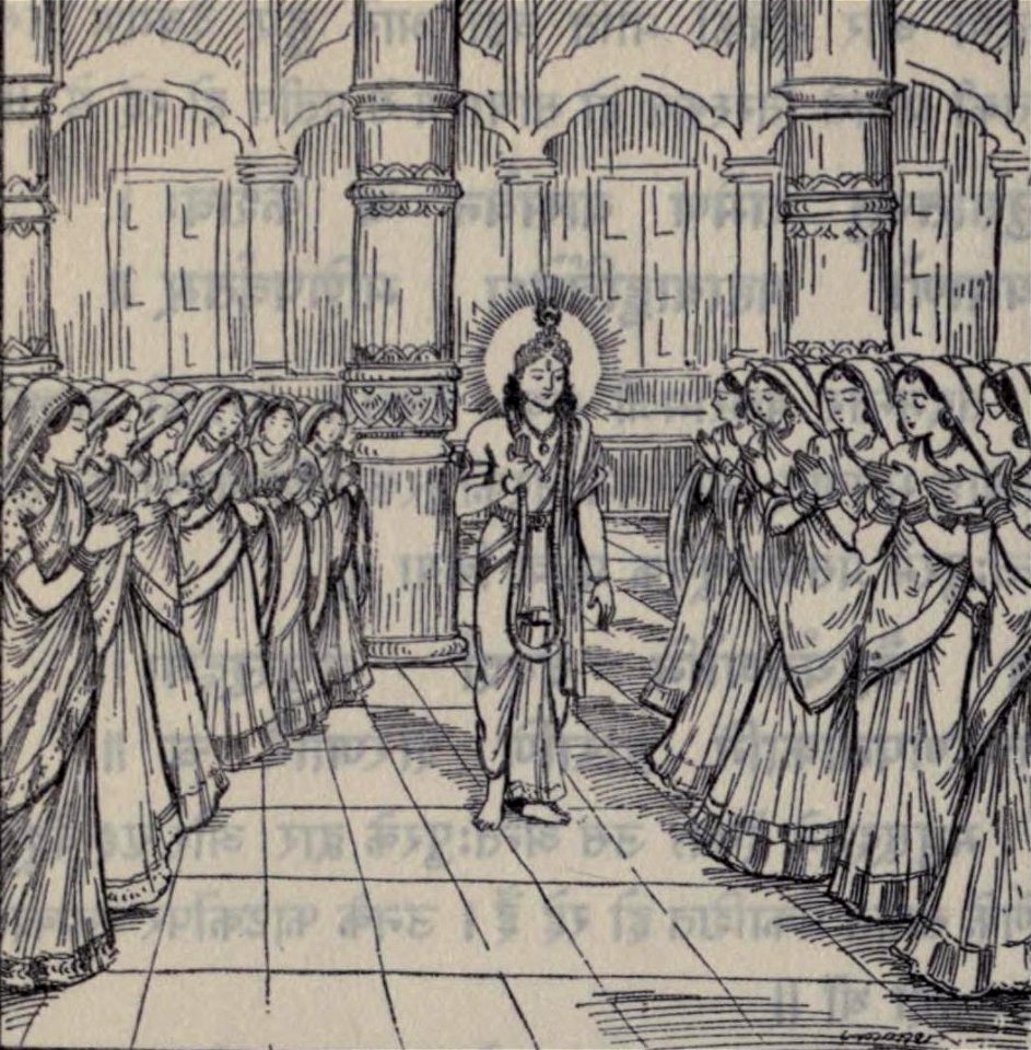 Young Ladies asks Srikrishna to marry them
