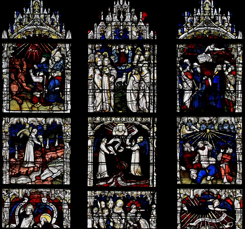 York Minster, Great East Window - Apocalypse (detail) 2