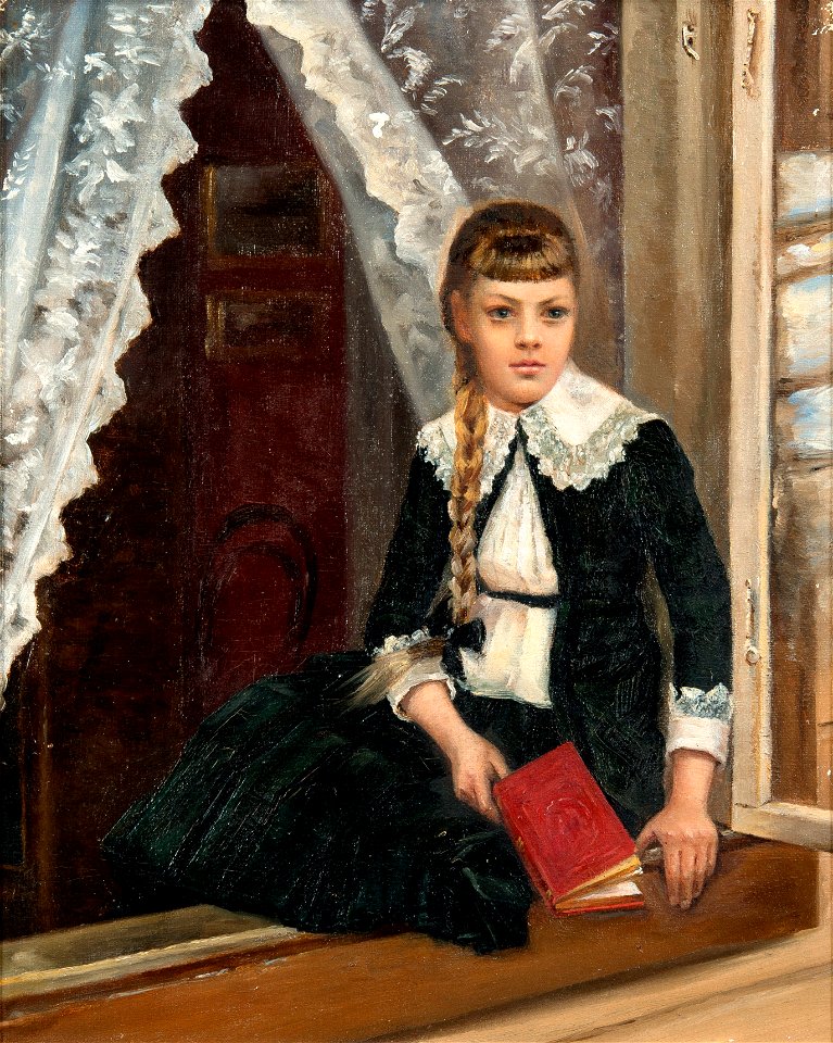 Young lady by the window