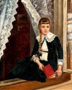 Young lady by the window