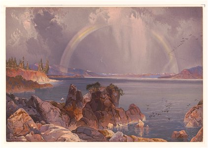 Yellowstone Lake - TM ; Prang's American Chromos. LCCN94515960