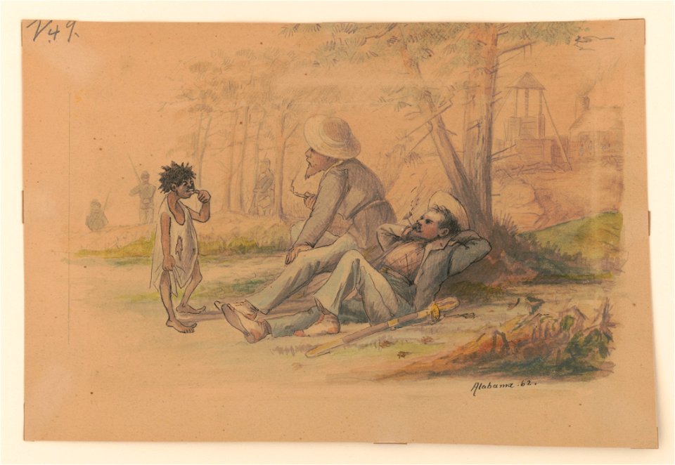 Young lady's call on outpost, Alabama LCCN2017646962