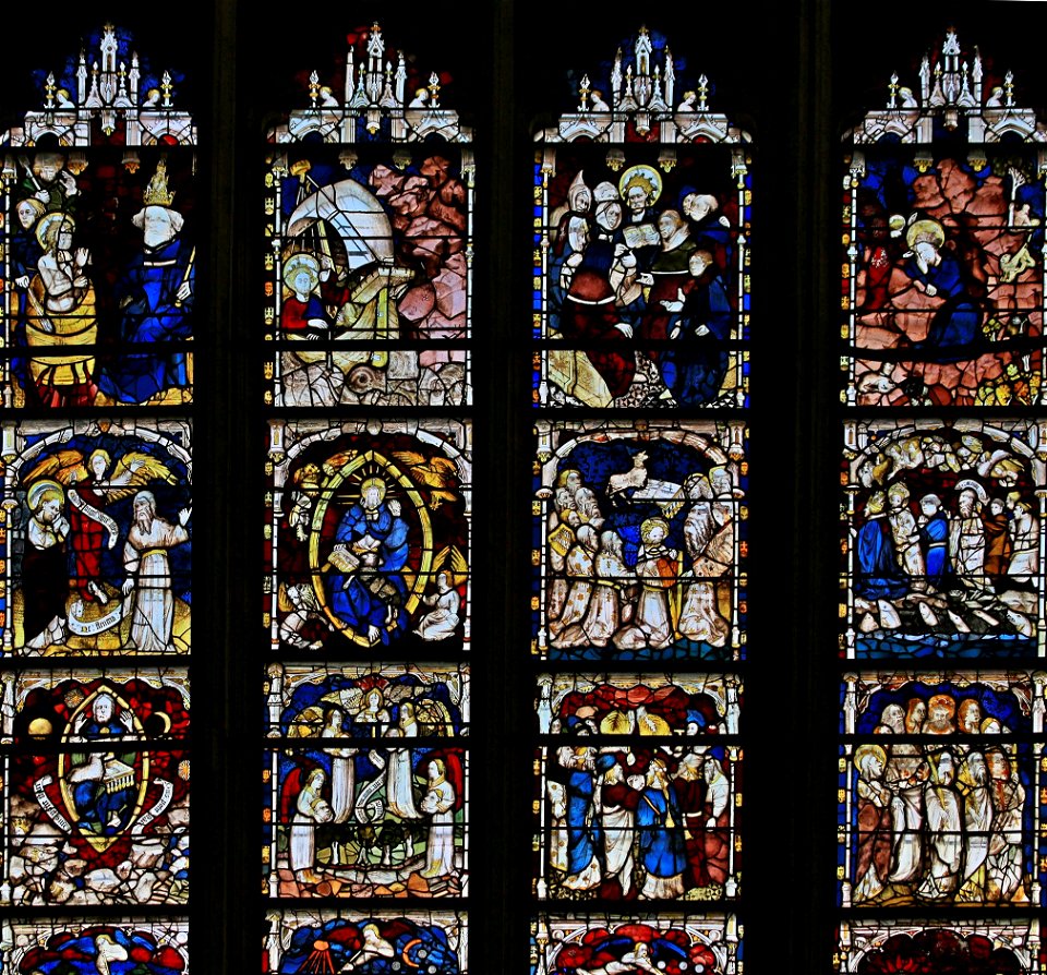 York Minster, Great East Window - Apocalypse (detail)