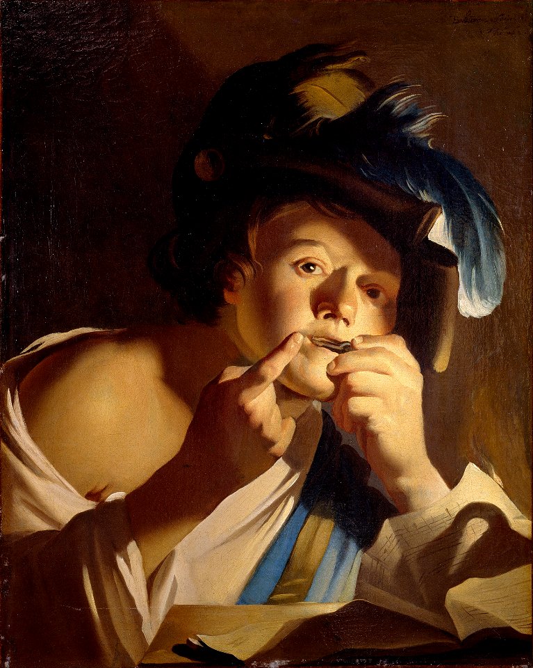 Young Man with Jew's Harp by Dirck van Baburen Centraal Museum 11188