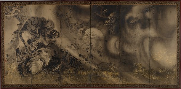Yokoyama Kazan - Dragon and Tiger - 1985.132 - Harvard Art Museums