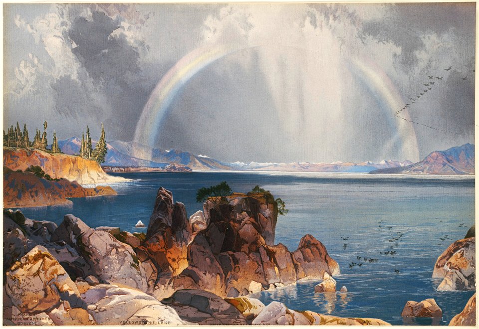 Yellowstone Lake 2 (Boston Public Library)