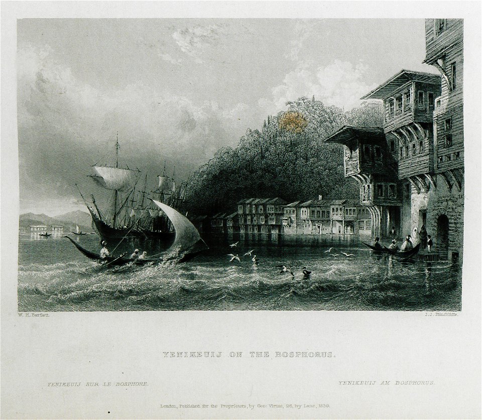 Yenikeuij on the Bosphorus - Pardoe Julia - 1838