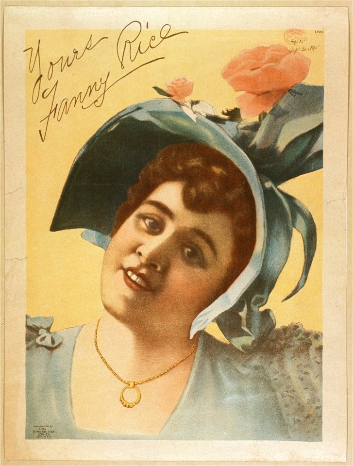 Yours, Fanny Rice LCCN2014635540