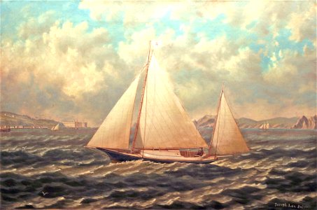 Yawl On San Francisco Bay, by Joseph Lee 6619