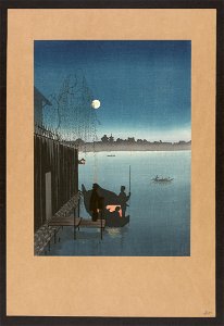 Yoru no fukagawa sanbashi LCCN2008660532