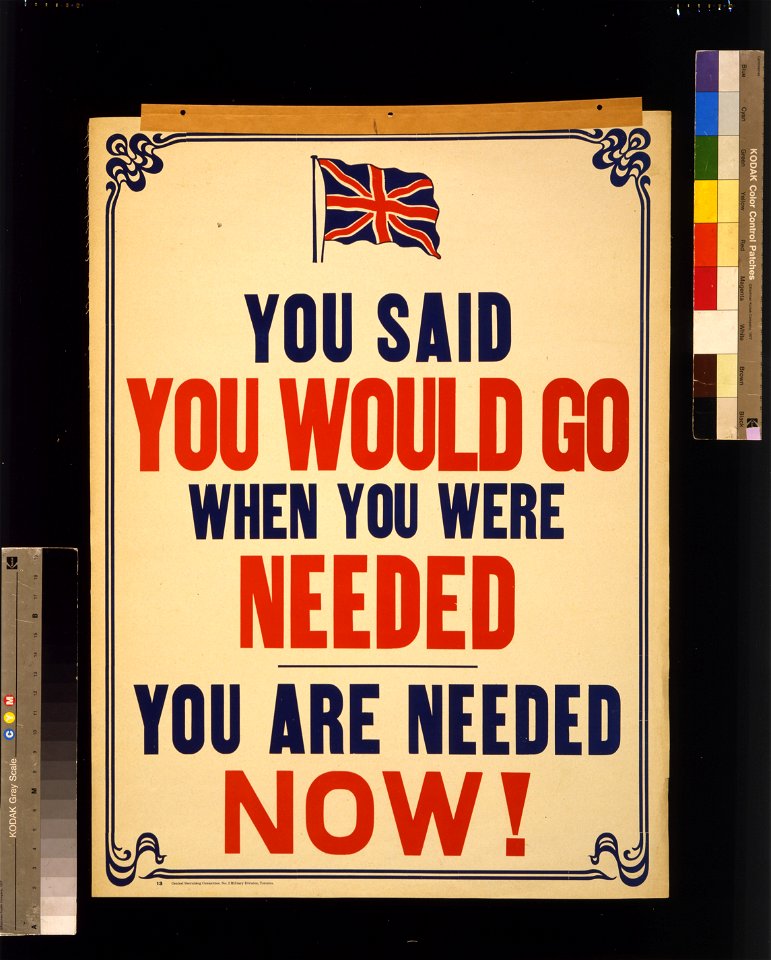 You said you would go when you were needed. You are needed NOW! LCCN2005691254