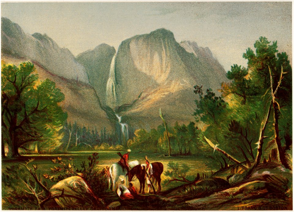 Yosemite Fall, Yosemite Valley, California 2 (Boston Public Library)