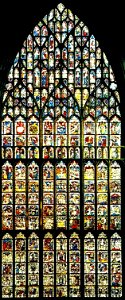 York Minster, Great East Window. Free illustration for personal and commercial use.