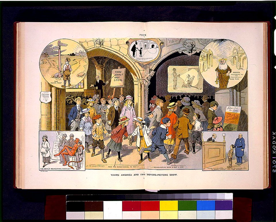 Young America and the moving-picture show - L.M. Glackens. LCCN95508847