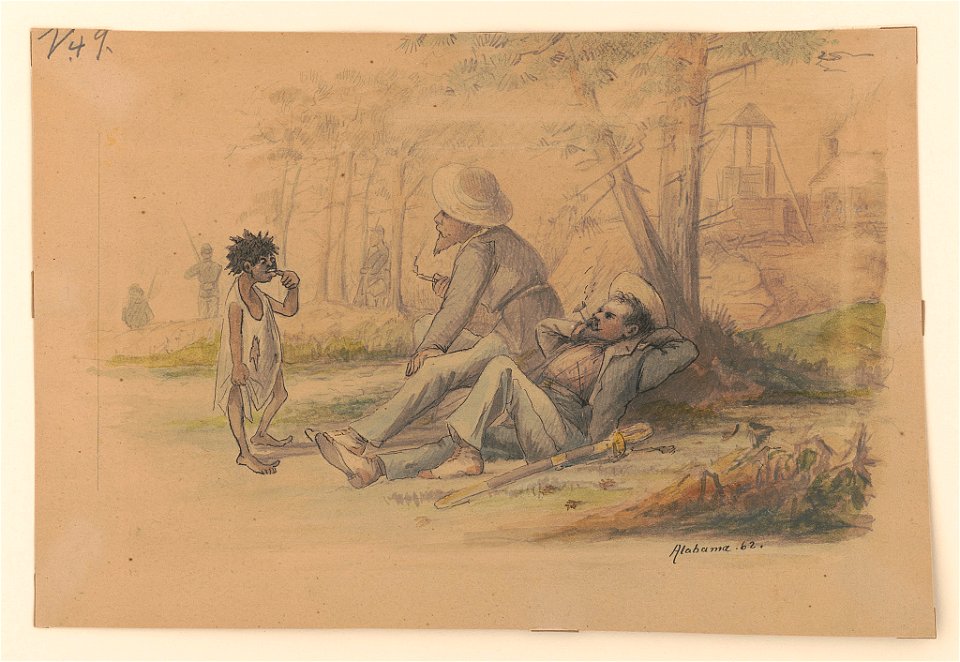 Young lady's call on outpost, Alabama LCCN2017646962